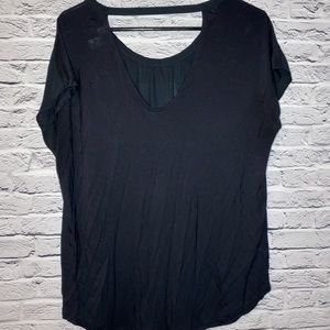 Loft black blouse